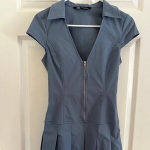 Zara blue dress